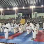 exame de faixas de karatê em Foz do Iguaçu