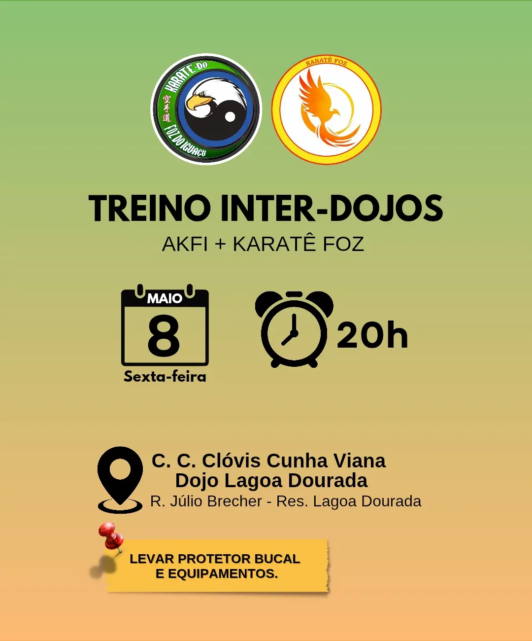 Agenda - AKFI - Associação de Karatê Foz do Iguaçu